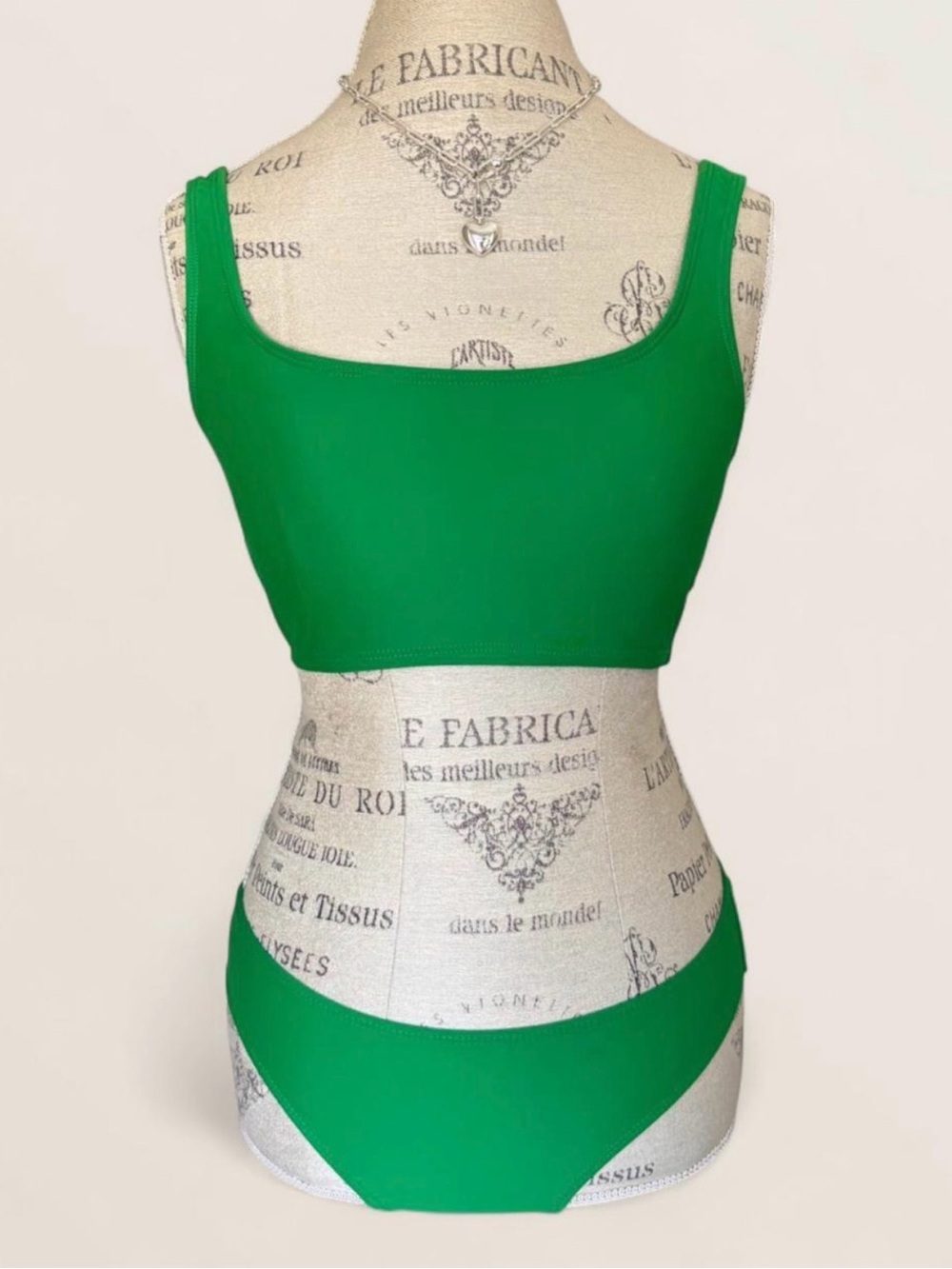 Joe Fresh Emerald Green Scoop Neck Bikini Set